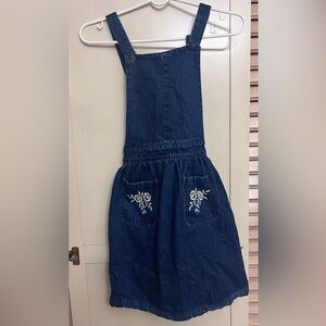 Kids Denim Overall Dress